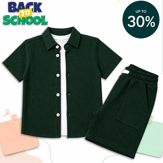 طقم بسكوتة زيتي قطن قطعتين